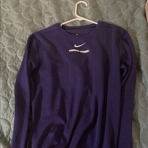 Nike Deep Purple Long Sleeve Tee